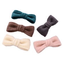 New Solid Fleece Bowknot Autumn Winter Big Barrettes Fashion Hair Accessories Hairpin Korean Spring Clip Dropshiping Wholesale